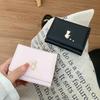 Cat Short PU Wallet Portable Card Holder Storage Bag Folding Coin Purse  Daily