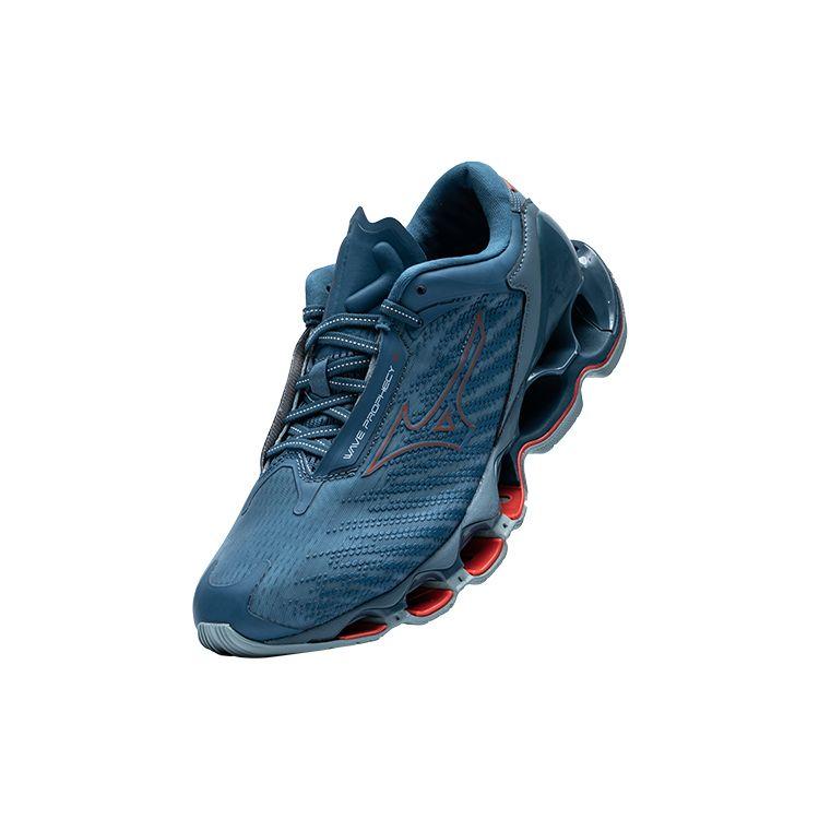 Mizuno Prophecy 12 Cushioning Running Shoes Men Sneakers Blue J1GC230003