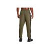 Under Armour Rush Comfortable Loose Woven Training Pants Men Pants Green 1366190-361