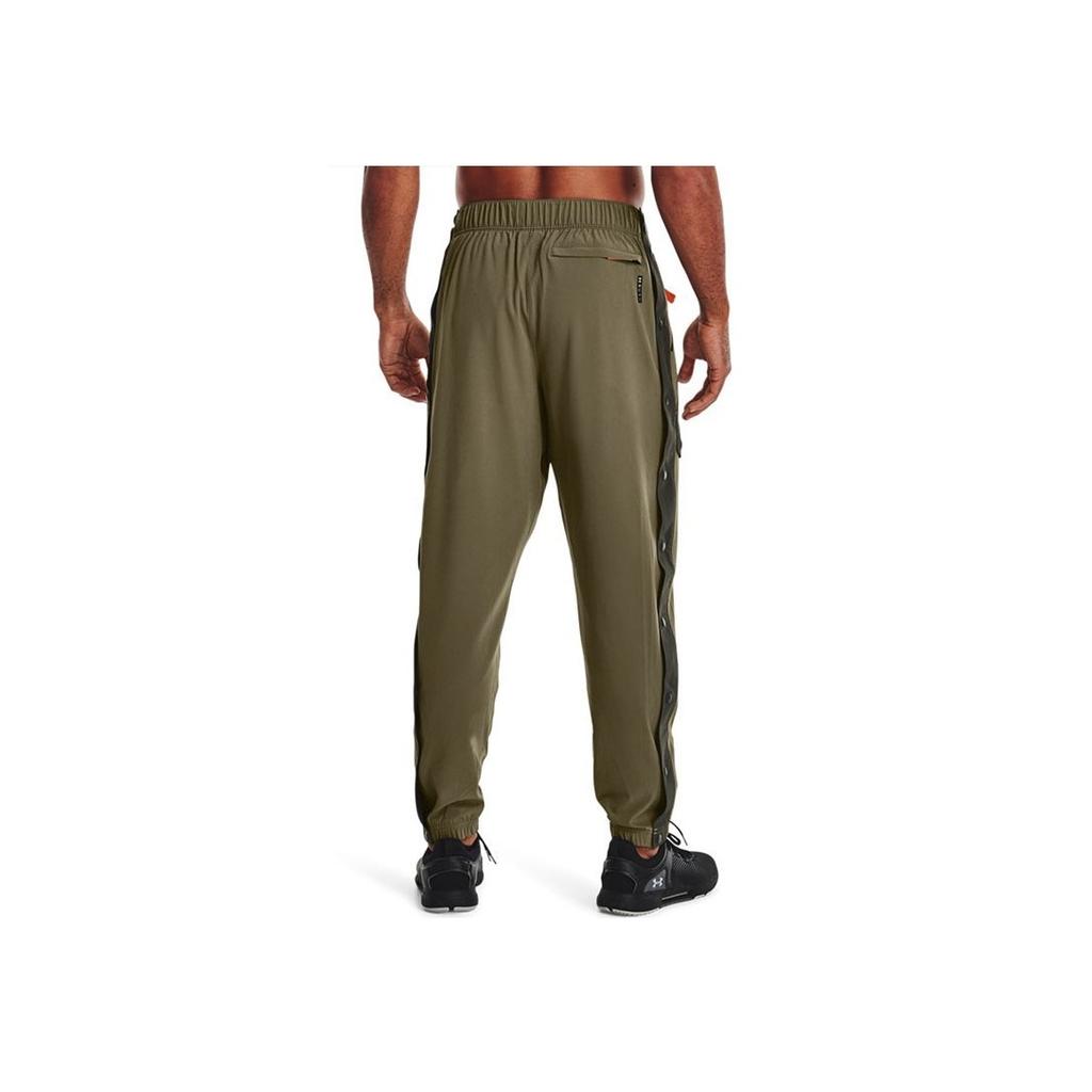 Under Armour Rush Comfortable Loose Woven Training Pants Men Pants Green 1366190-361