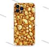 Money Gold Art Phone Case for iPhone 16,15,14,13,12,11 Pro,Max,17,Air,E,Mini Anti-Fingerprint Anti-Shock Rear Cover