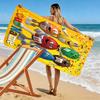 Custom Name M&M's Print Beach Towel, Large Soft Quick Dry Towel for Beach Camping Swimming -HE67