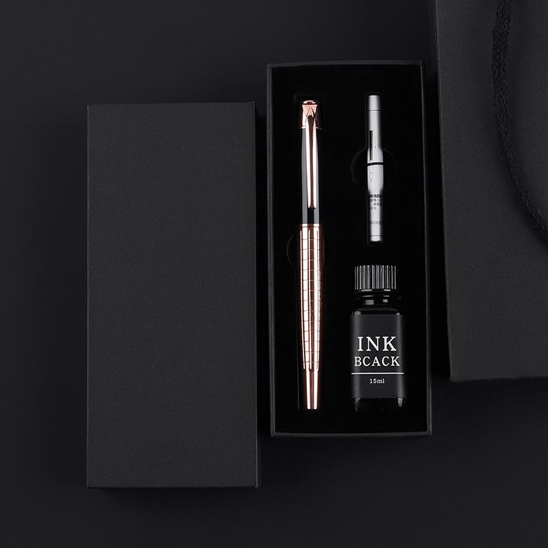 Metal Engraved Pen Hard Pen Calligraphy Pen Set Gift Box Birthday Gift Lettering