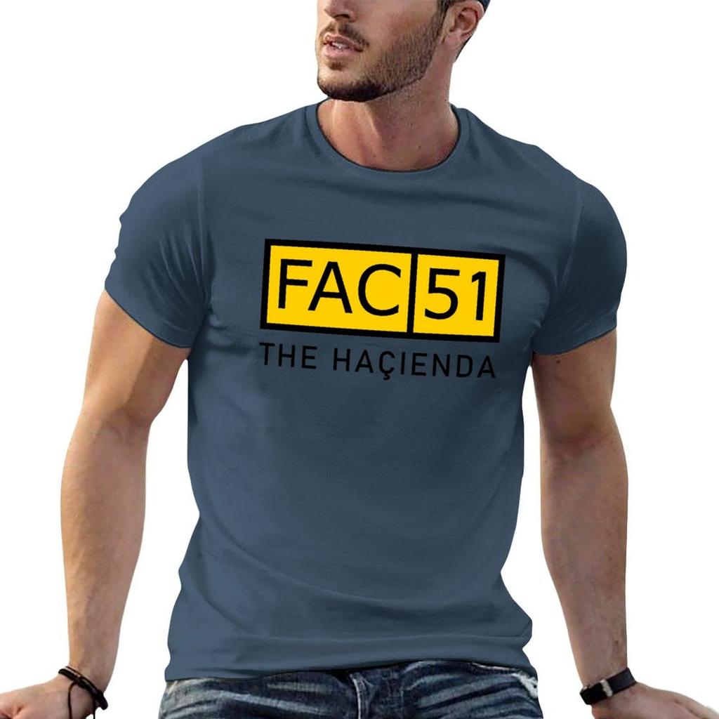 Fac 51 The Hacienda Music Merchandise Artwork Tshirt Essential T Shirt Hippie Clothes Customs Design Your Own Unisex Clothing