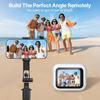 Wireless Magnetic Selfie Screen Phone Rear Camera Live View Display Selfie Monitor for iPhone & Android Selfie Vlog Live