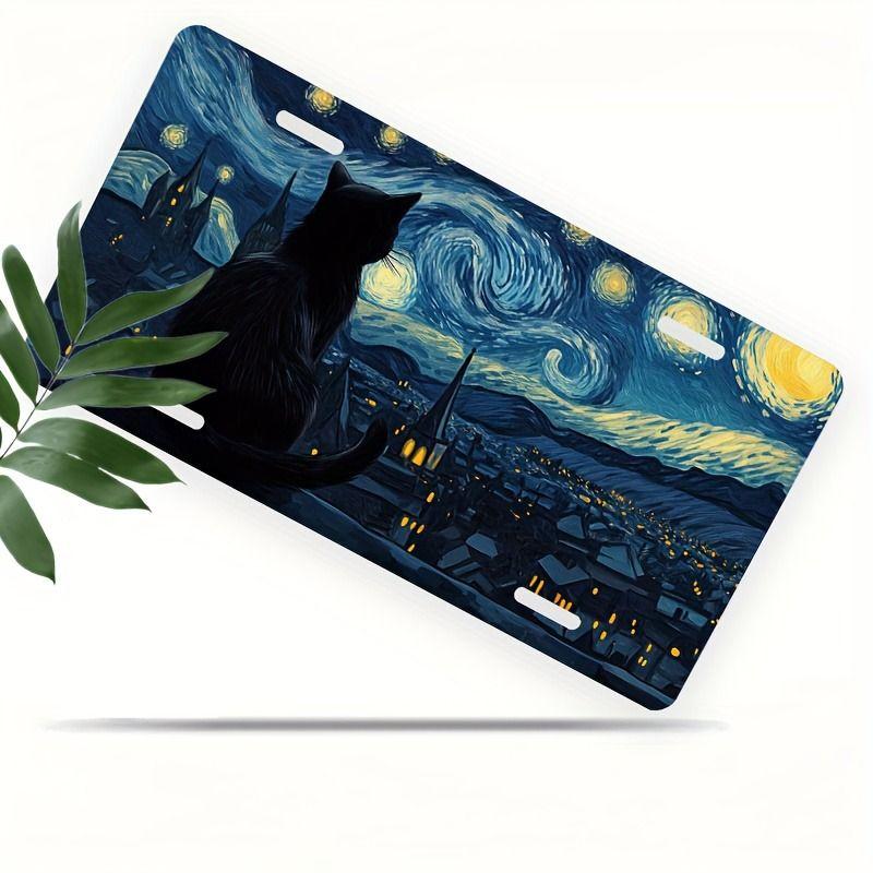 Car License Plate Metal Wall Decor 15x30cm