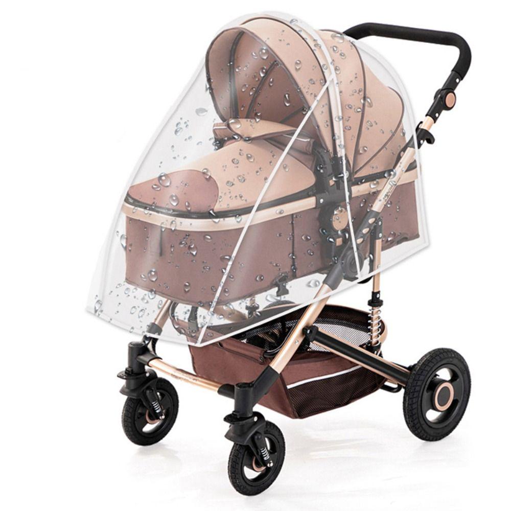 Transparent Baby Pram Rain Cover Outdoor Pushchair Raincoat  Stroller Accessories