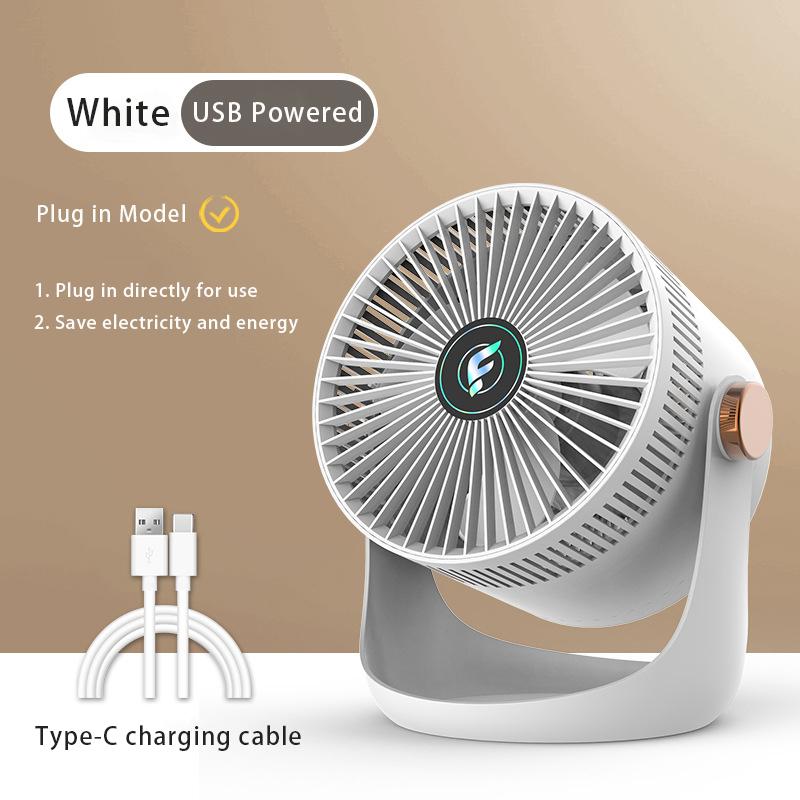 

2024 Новый перезаряжаемый 90° Регулируемый настольный вентилятор Настенный вентилятор Портативный кондиционер Usb Вентилятор для вентиляции для спальни офиса