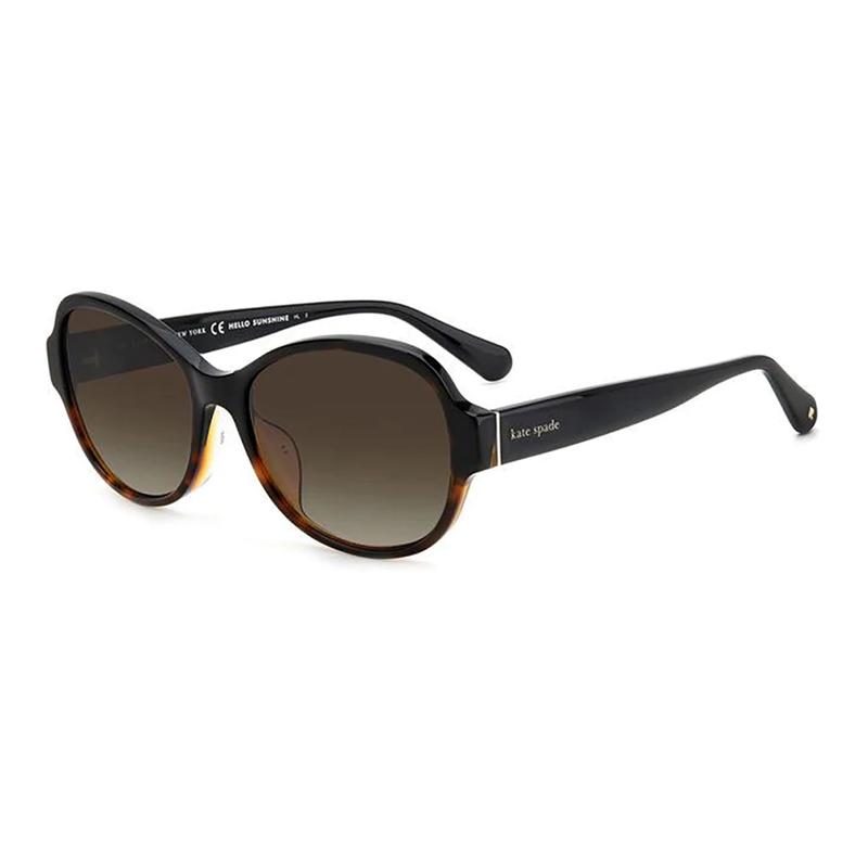 Kate Spade Temple Logo Acetate Butterfly Sunglasses Women s Black addilynnfsw4a