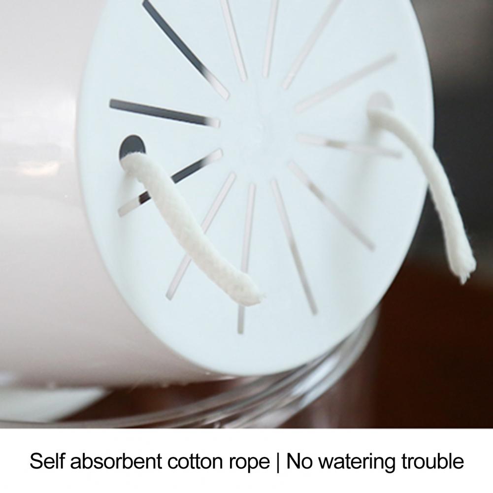 1 Set Hanging Flowerpot Self-Watering Visible Water Level Hanging Planter Pot Basket with Drainage Holes for Indoor Outdoor