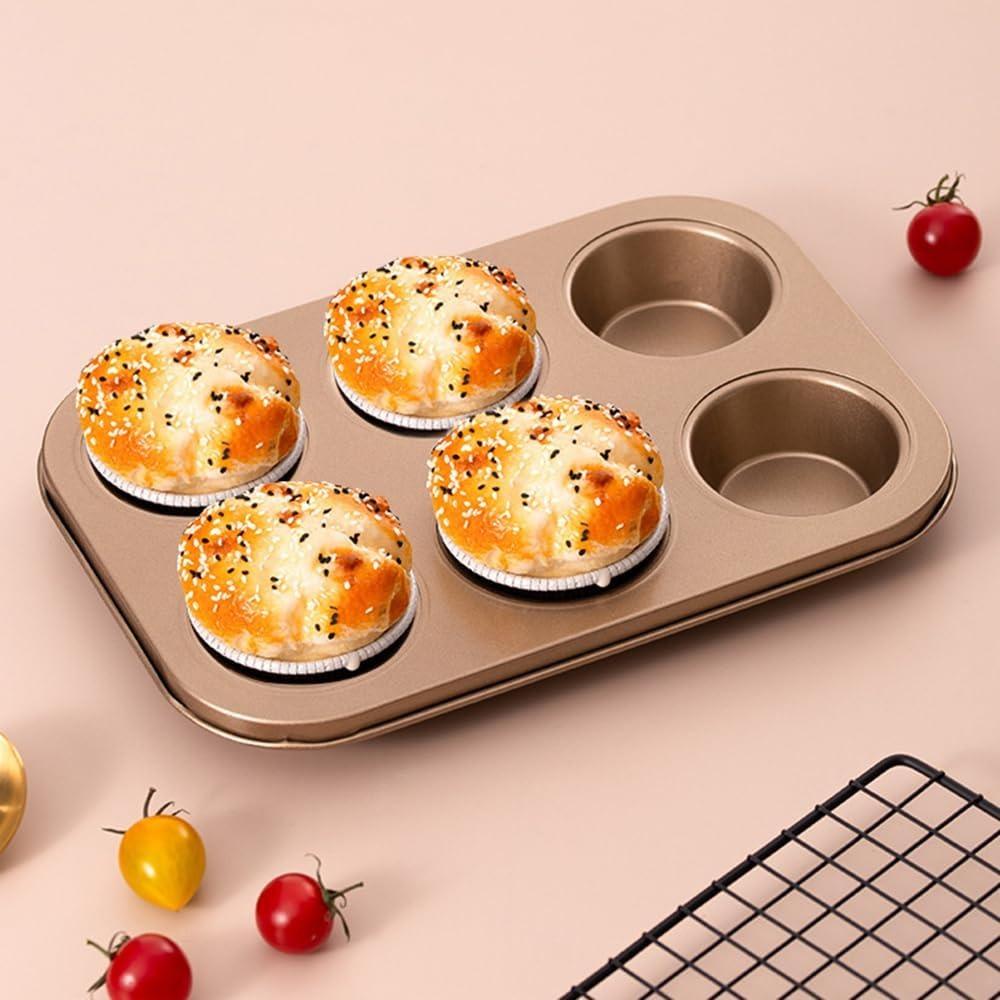 Baking Pans Sets Muffin Tray Cupcake Mold Carbon Steel Baking Pan Non Stick Bakeware Biscuit Pan Microwave Cake Mould