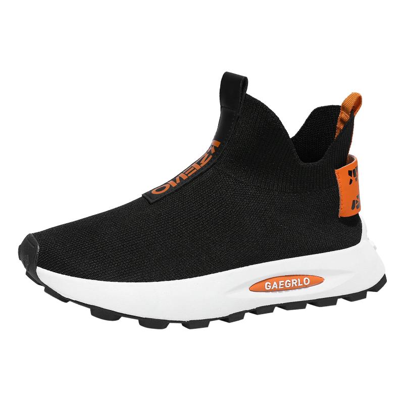 

Теплые хлопковые легкие нескользящие модные плетеные носки для пар, повседневная обувь для активного отдыха, кроссовки больших размеров, новая модель 39 чёрный