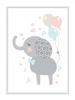 Picture Poster In a Frame A4 Cm Elephant PD210