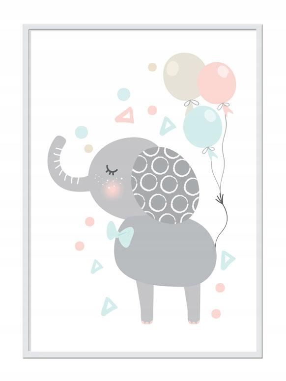 Picture Poster In a Frame A4 Cm Elephant PD210