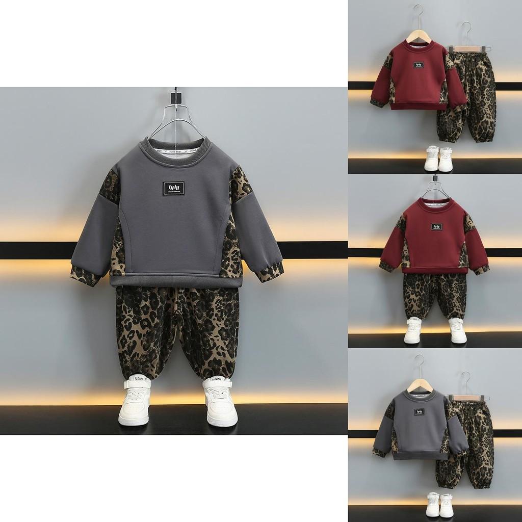 Stylisches Frühjahrs-Herbst-Sportset für Jungen aus weichem Baumwollstoff für Alter 3 bis 8 Jahre