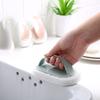Haushaltsreinigungsbürste, Badewannenbürste, Badezimmerfliesenbürste, Küchenbürste mit einfarbigem Streifengriff, Spülbeckenbodenbürste, Schwammwischer