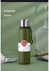 Men's Large Capacity 316 Stainless Steel Travel Thermos with Tea Infuser