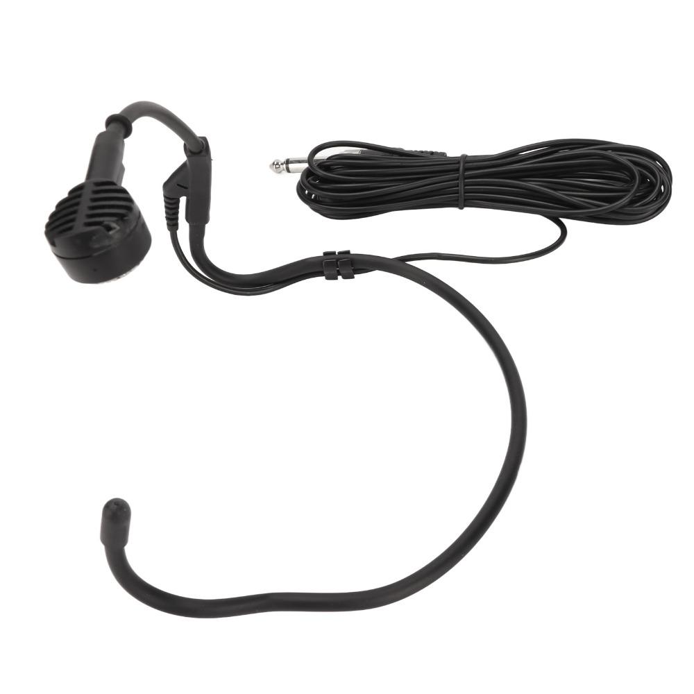 Ergonomic Dynamic Headset Microphone 5m/16.4ft Wired Microphone Earhook Microphone  Speech
