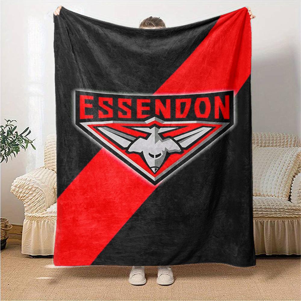 1pc Essendon Throw Blanket Soft Flannel, Cozy All Season Polyester Perfect for Home, Office