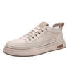 Fashion Fashion Casual Leather Mens Casual Shoes Non-Slip Walking Sneakers Outdoor Lightweight Skateboard Footwear Comfy Vulcanize Shoes