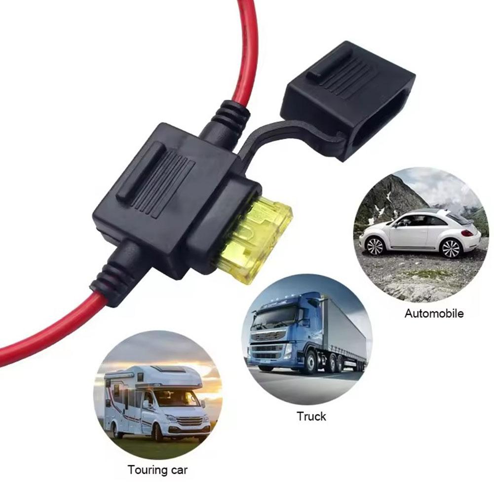 12AWG Car Mini Fuse Holder Holder Automotive Fuse Socket Car Gauge Inline Fuse Standard Blade Fuse