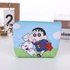 Crayon Shinchan Coin Purse Cute Anime Student Wallet Cartoon Travel Wallet Keychain Key Charger Storage Bag Gift