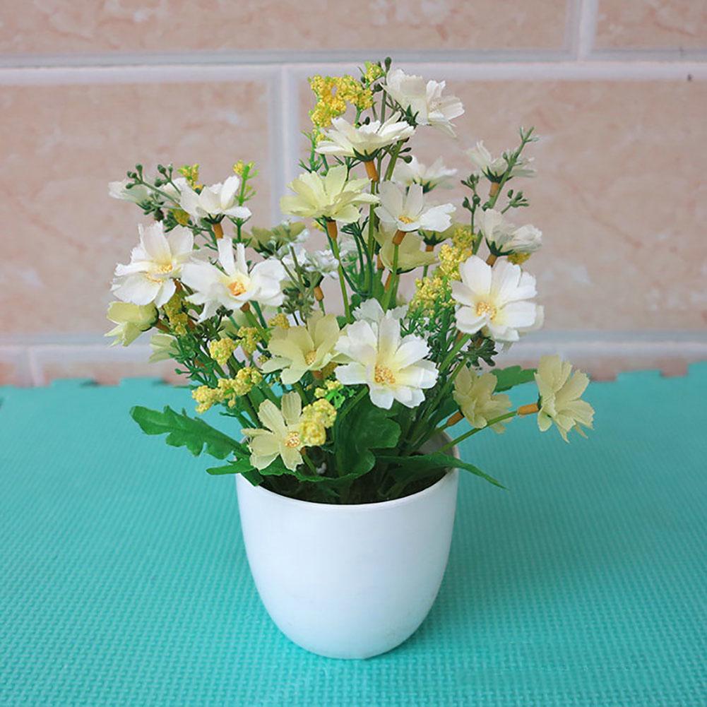 1Pc Artificial Potted Flower Garden DIY Party Home Holiday Xmas Craft Decoration Christmas Ornament