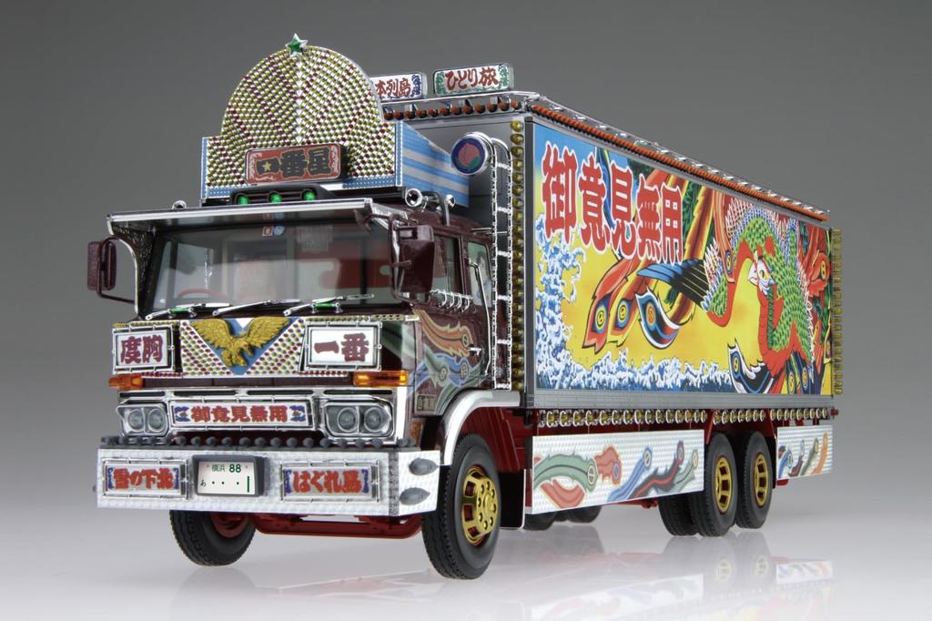 Aoshima Bunka Kyozai Truck Yaro Series Ichibanboshi Hometown Express Plastic Model Co., Ltd. (AOSHIMA) 1/32 No.9 (Truck)