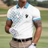 Essencial de Golfe: Camisa Polo com Padrão de Bolinhas para Esportes de Golfe