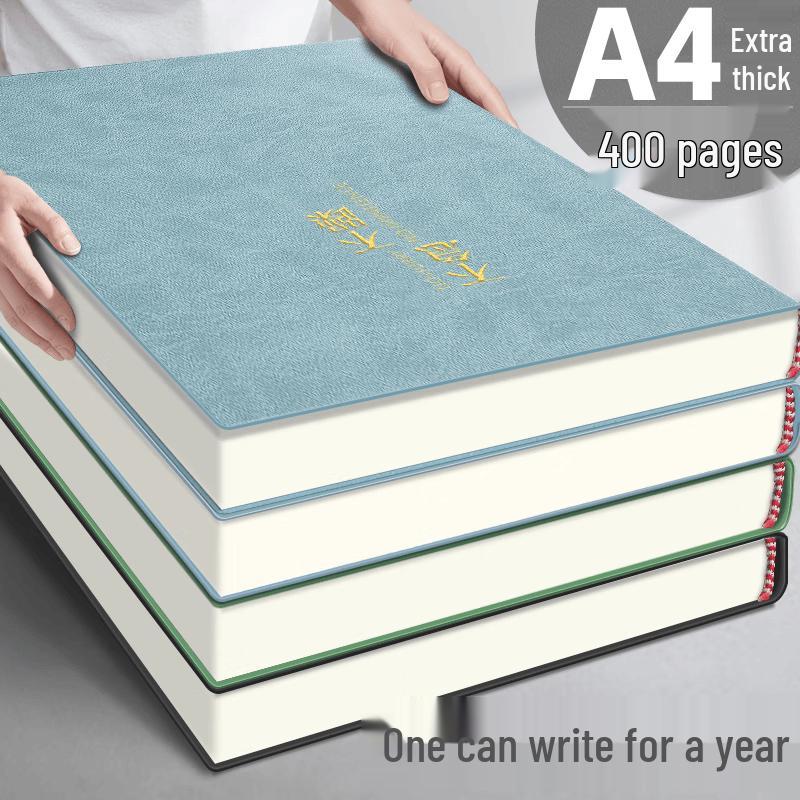 Xinshida A4 400-Page Thick Leatherette Notebook