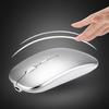 Universal Ultra-thin Rechargeable Mute Wireless Mouse for Notebook Computer PC