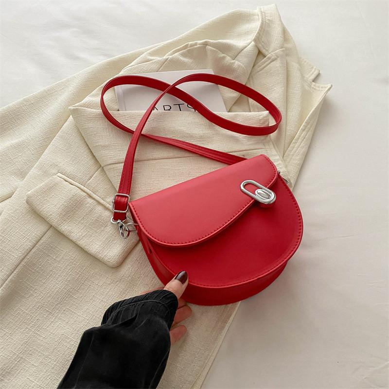 Trendy Fashionable Saddle Bag For Women Versatile Casual Crossbody Handbag Essential