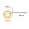 10pcs For Audio Buzzer Piezoelectric Piezo Ceramic Wafer Plate Dia 12/15/18/20/27/35/50MM With Wire Buzzer Loudspeaker