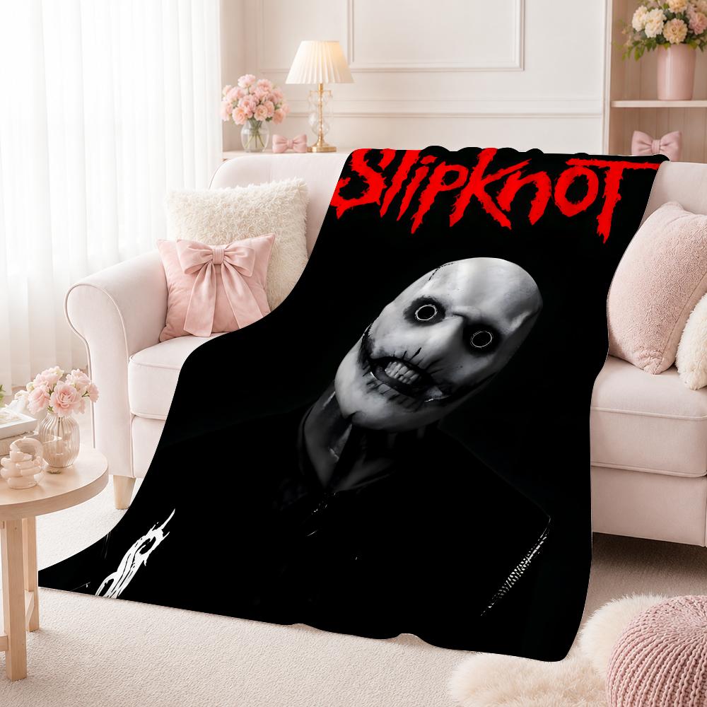Rock Band S-SlipknotS Coperta Plaid Estiva Morbida Antistatica Lavabile Adatta ai Bambini Divano Letto