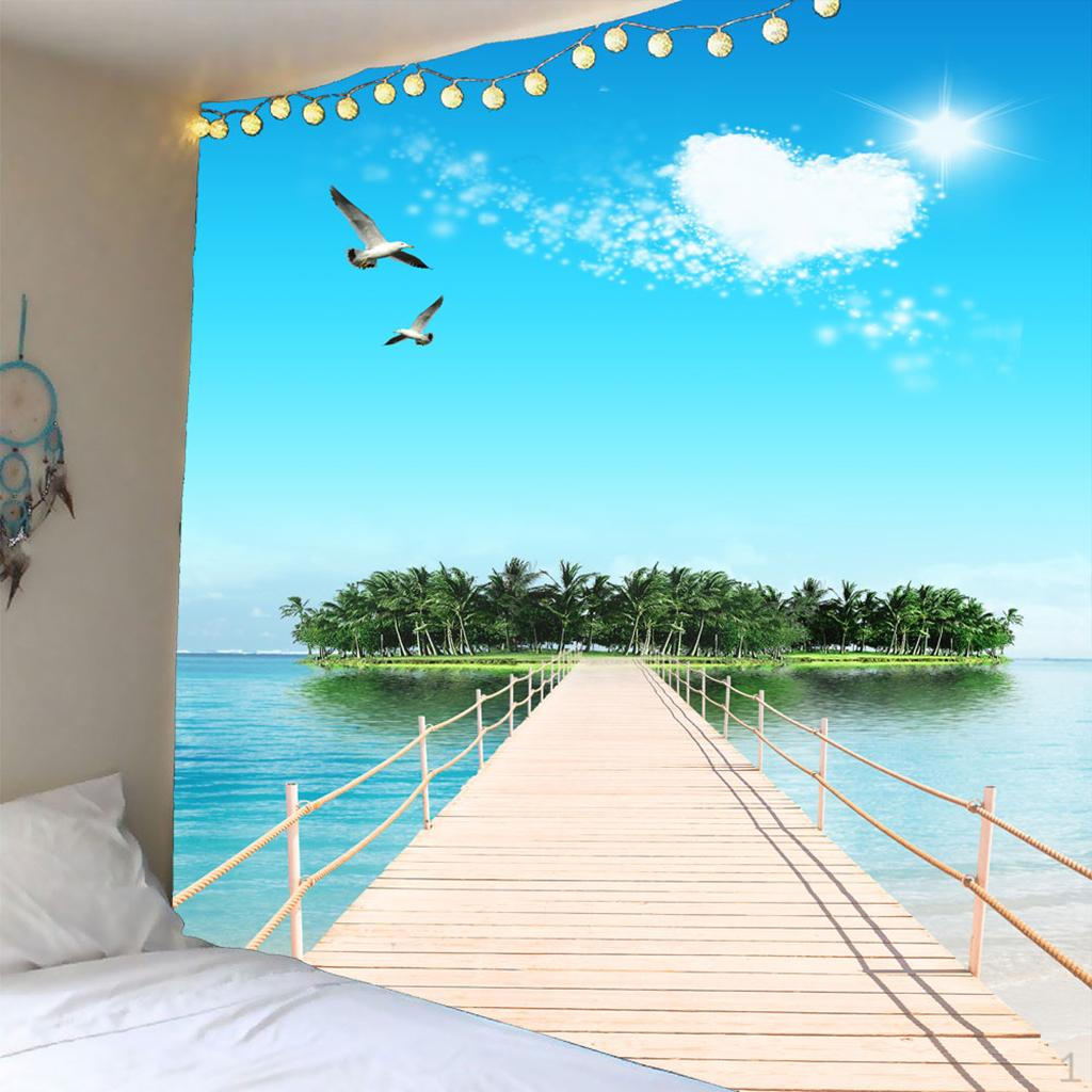 

Гобелен Красивые Картины Искусство Фреска Подвесные Украшения Морской Пейзаж C