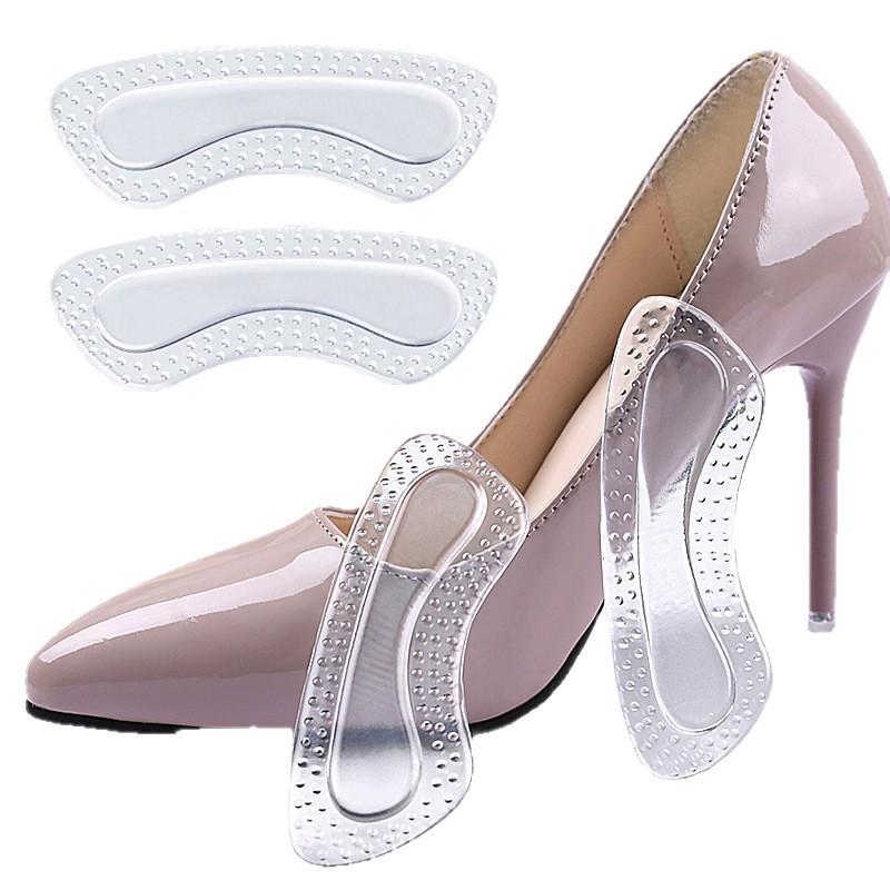 Soft Gel Anti-Wear High Heel Inserts with Massage Granules - Invisible, Self-Adhesive, Adjustable Insole Stickers