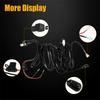 LED Light Bar Wiring Harness Kit 2 Leads 14 AWG LED Wiring Harness with 12V 40A Relay 30A Fuse Holder, Waterproof Control Switch