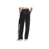 Adidas Originals 3-Stripes Cargo Trousers Fashion Simple Versatile Solid Color Work Pants Women Trousers Black KE0469