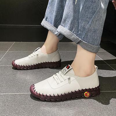 Frühling und Sommer Römersandalen mit weicher Sohle, atmungsaktiv, Retro-Naht, Muffin-Sohle, Übergröße DAMENSCHUHE Einzeln