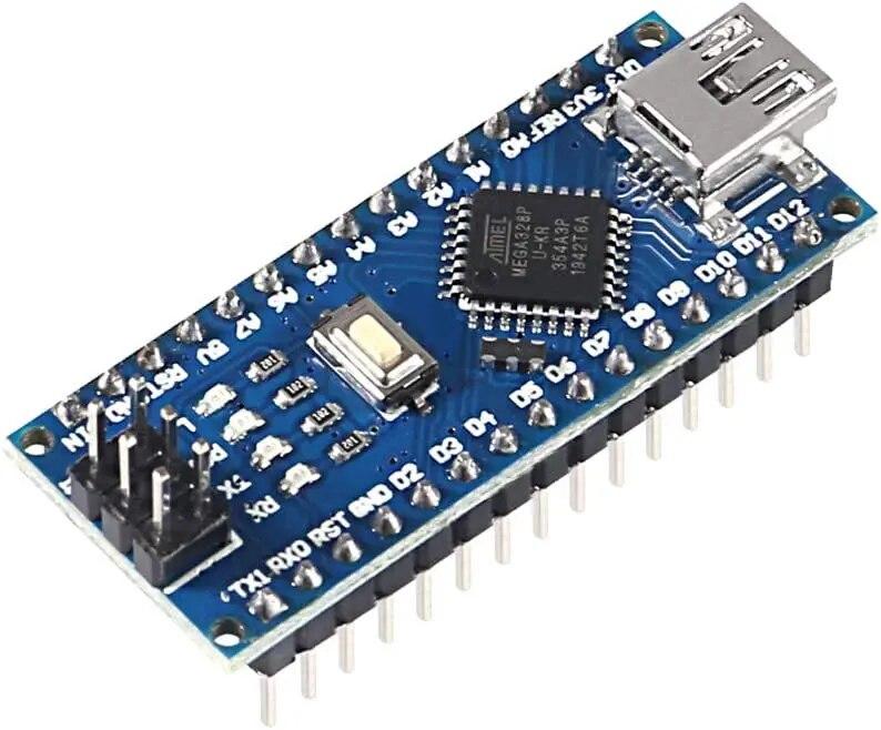 For Nano V3.0 Micro Controller Module ATmega328P Module Nano Board CH340 USB Cable Compatible with Arduino Nano V3.0