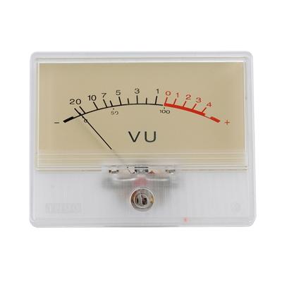 Backlit VU Level Meter 500uA Pointer Digital DB- Tube Amplifier Meter Audio Volume Meter Power Meter for Home Theater