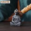 Yixing Zisha Schwarzer Ton Wukong Buddha Skulptur Teetier Kreatives Glücksmodell Teefigur Spielzeug Teestatue Verzierungen Geschenk