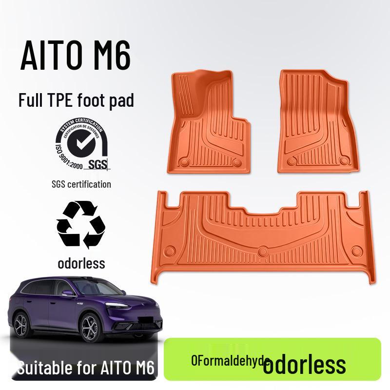 AITO M6 TPE2026 Floor and Trunk Mats for New Model Huawei Car Interior