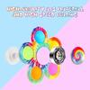 Colorful Bubble Gyro Fidget Spinner Finger Bouncing Toy Pressing Bubble Spinner Adhd Children'S Anxiety Relieves Stress