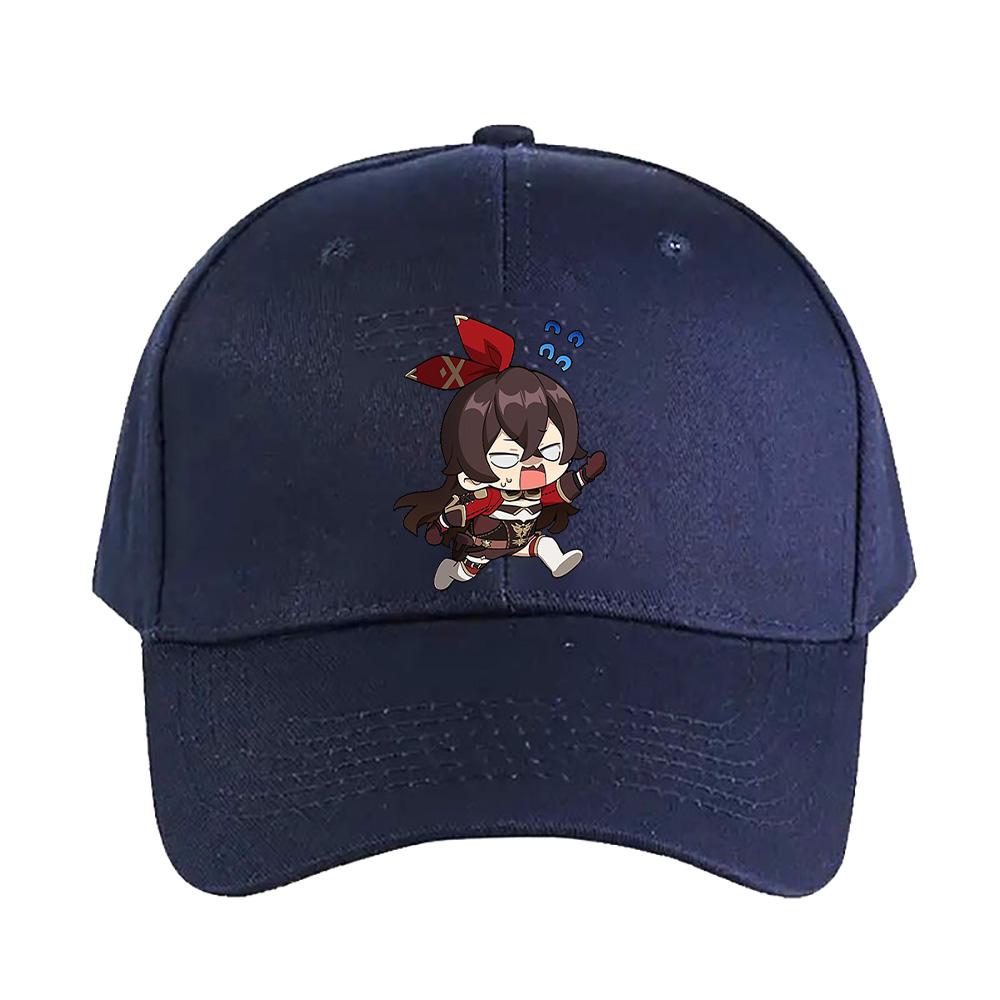 Genshin Impact Amber Cap Summer Woman Man Adult Casual Fashion Casual Adjustable Hiking Fishing Hat Sun Hat