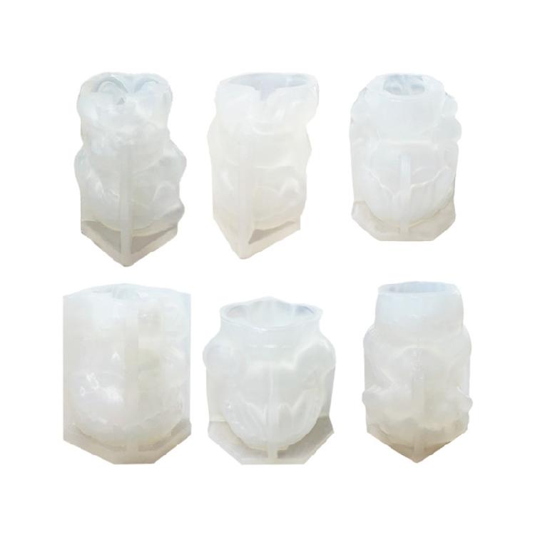 Unique Silicone Candle Mould Of Long Hair Girl Planter For Creation Art And Home Decoration Projects