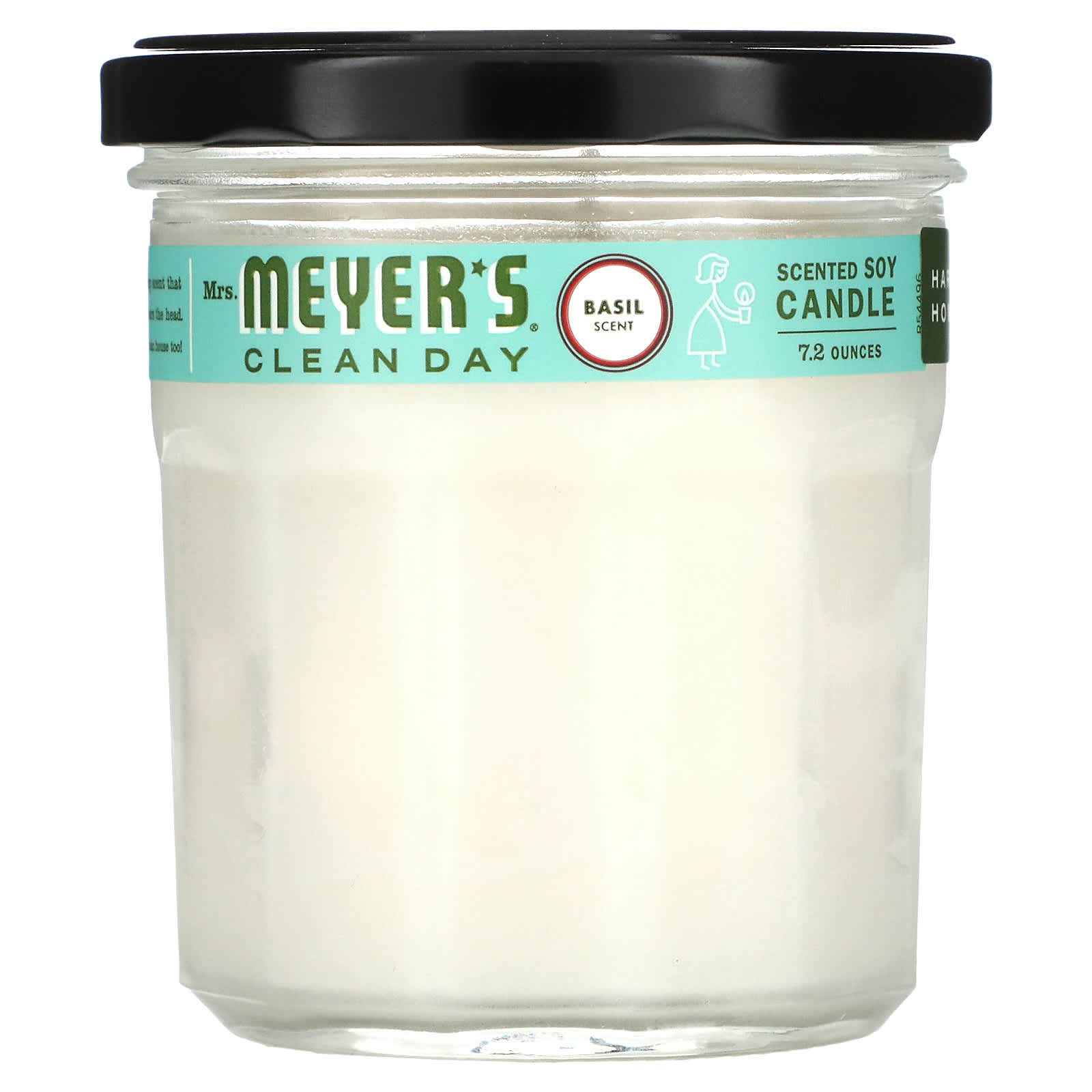 

Mrs. Meyers Clean Day Соевая свеча, аромат базилика, 7,2 унции