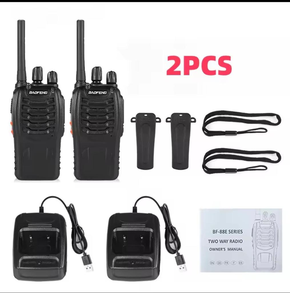 BAOFENG BF-88E Utendørs PMR Europeisk Frekvens Trådløs Håndholdt Walkie-Talkie