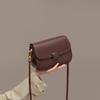 Bag Women's New Women's Bag Autumn and Winter Leather One Shoulder Crossbody Bag Premium Retro Saddle Bag
