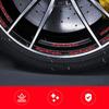 Reflective Car Wheel Rim Stickers Mark Stripe Racing Wheel Hub Decals for Size 18" - 21" Bling Rhinestone Decor Sticker